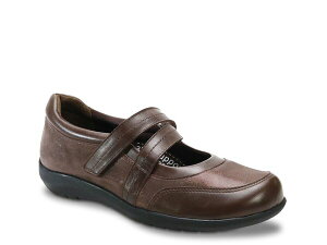 _CrbheCg fB[X V[Y Xb|E[t@[ David Tate Geena Mary Jane Slip-On Dark Brown uE