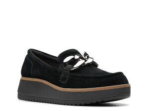 N[NX fB[X V[Y Xb|E[t@[ Black Nubuck Clarks Zylah May Loafer