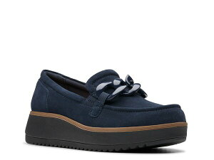 N[NX fB[X V[Y Xb|E[t@[ Navy Nubuck Clarks Zylah May Loafer