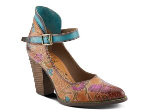 XvOXebv fB[X V[Y pvX L'Artiste by Spring Step Foxglove Pump Camel Brown/Multicolor uE