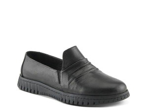 �X�v�����O�X�e�b�v ���f�B�[�X �V���[�Y �X���b�|���E���[�t�@�[ Spring Step Patton Slip-On Black �u���b�N