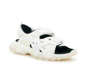 yz oVAK Y T_ V[Y Track Sandal - Men's White/Clear