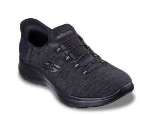 XPb`[Y fB[X V[Y Xj[J[ Skechers Hands Free Slip-Ins: Summits Dazzling Haze Slip-On Sneaker - Women's Black ubN