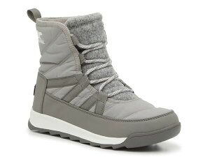 �\���� ���f�B�[�X �V���[�Y �u�[�c�E���C���u�[�c �v���X�T�C�Y �u�[�c SOREL Whitney II Plus Snow Boot Grey �O���[
