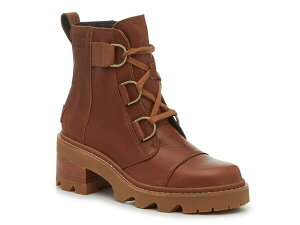 �\���� ���f�B�[�X �V���[�Y �u�[�c�E���C���u�[�c SOREL Joan Now Waterproof Combat Boot Cognac
