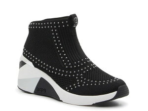 XPb`[Y fB[X V[Y Xj[J[ Skechers Hands Free Slip-Ins: A Wedge Sneaker Bootie Black