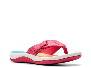 N[NX fB[X V[Y T_ Clarks Sunmaze Sandal Pink/Multicolor sN