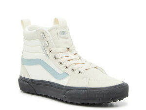 oY fB[X V[Y Xj[J[ Vans Filmore High-Top Sneaker - Women's Off White/Blue ItzCg