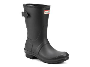 �n���^�[ ���f�B�[�X �V���[�Y �u�[�c�E���C���u�[�c HUNTER Original Short Adjustable Rain Boot - Women's Black �u���b�N
