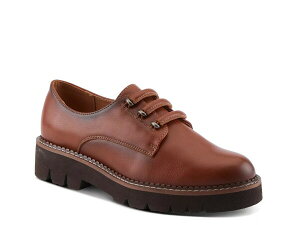 yz pgVA fB[X IbNXtH[h V[Y Hazelina Platform Oxford Camel Brown