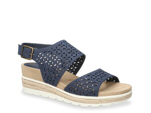 �x�����B�[�^ ���f�B�[�X �V���[�Y �T���_�� Bella Vita Inaya Espadrille Wedge Sandal Navy �l�C�r�[