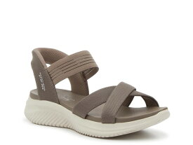 スケッチャーズ レディース シューズ サンダル Skechers Hands Free Slip-Ins Ultraflex 3.0 Sandal Dark Taupe トープ