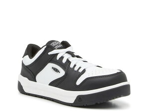 L[ fB[X V[Y Xj[J[ Black/White Keen Overton Work Sneaker - Women's