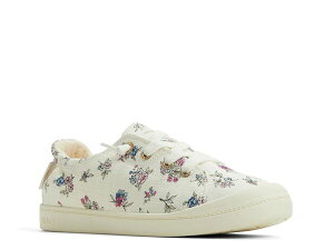 yz LV[ fB[X Xj[J[ V[Y Bayshore Plus Slip-On Sneaker - Women's White/Multicolor Floral Print
