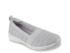 �X�P�b�`���[�Y ���f�B�[�X �V���[�Y �X���b�|���E���[�t�@�[ Skechers Be Cool Sherbet Skies Slip-On Grey �O���[