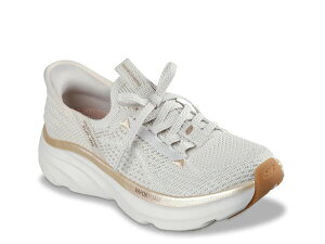 XPb`[Y fB[X V[Y Xj[J[ Skechers Hands Free Slip-Ins: D'lux Vapor Evening Glow Sneaker - Women's Off White ItzCg