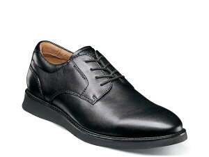 t[VC Y V[Y IbNXtH[h Black Florsheim Launch Plain Toe Oxford