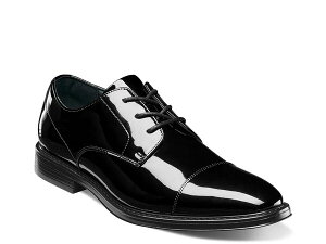 mubV Y V[Y IbNXtH[h Black Patent Nunn Bush Centro Cap Toe Oxford
