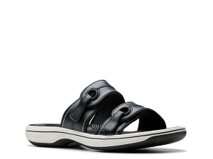 N[NX fB[X V[Y T_ Clarks Breeze Maye Slide Sandal - Women's Black ubN