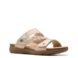 N[NX fB[X V[Y T_ Clarks April Raelyn Sandal Pewter Metallic s[^[