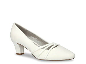 �C�[�W�[�X�g���[�g ���f�B�[�X �V���[�Y �p���v�X Easy Street Cristiny Pump White �z���C�g