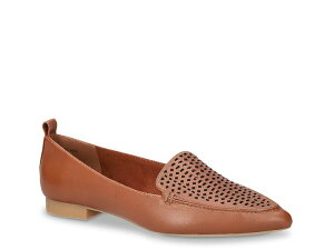 �x�����B�[�^ ���f�B�[�X �V���[�Y �X���b�|���E���[�t�@�[ Bella Vita Alessi Flat Dark Tan Leather �^��