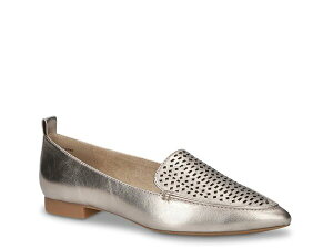 �x�����B�[�^ ���f�B�[�X �V���[�Y �X���b�|���E���[�t�@�[ Bella Vita Alessi Flat Champagne Leather �V�����p��