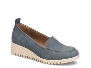 [\tg fB[X V[Y Xb|E[t@[ Eurosoft Dawn Wedge Loafer Navy lCr[