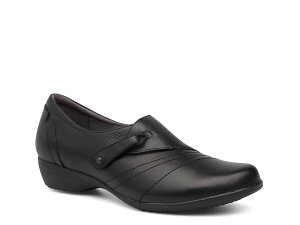 �_���X�R ���f�B�[�X �V���[�Y �X���b�|���E���[�t�@�[ Dansko Franny Slip-On Black �u���b�N