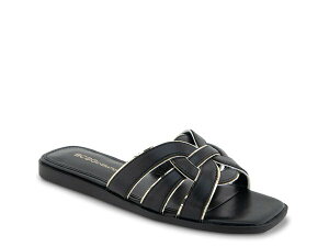 BCB �W�F�l���[�V���� ���f�B�[�X �V���[�Y �T���_�� BCBGeneration Meltem 2 Sandal Black/Gold Metallic Synthetic �u���b�N