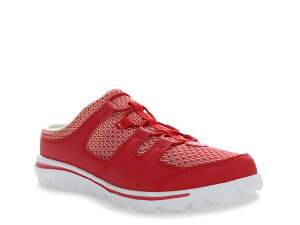 �v���y�b�g ���f�B�[�X �V���[�Y �T���_�� Propet TravelActiv Slide Clog Red ���b�h