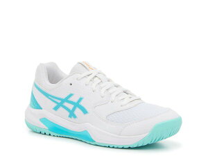 AVbNX fB[X V[Y Xj[J[ ASICS GEL-Dedicate 8 Pickleball Sneaker - Women's Light Blue u[
