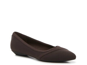 ANC fB[X V[Y pvX Anne Klein Oceanus Flat Dark Brown uE