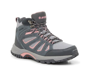 nCebN fB[X V[Y u[cECu[c Hi-Tec Mesa Waterproof Hiking Boot - Women's Grey/Pink O[