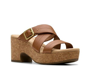 N[NX fB[X V[Y T_ vbgtH[ Clarks Nerisa Holly Platform Sandal Cognac
