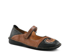 �X�v�����O�X�e�b�v ���f�B�[�X �V���[�Y �p���v�X Spring Step Cosmic Mary Jane Flat Black �u���b�N