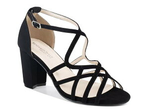 xW~EH[N fB[X V[Y T_ Touch Ups by Benjamin Walk Lupe Sandal Black Faux Suede ubN
