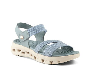 tNTX fB[X V[Y T_ Flexus Garlina Wedge Sandal Blue u[