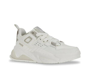 P[XCX Y V[Y Xj[J[ K-Swiss Techna Trainer Sneaker - Men's White/Grey zCg