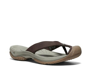 L[ Y V[Y T_ Keen Waimea Flip Flop - Men's Dark Brown uE