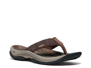 L[ Y V[Y T_ Keen Kona Flip Flop - Men's Dark Brown uE