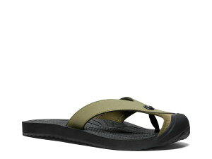 L[ Y V[Y T_ Keen Barbados Flip Flop - Men's Dark Green O[