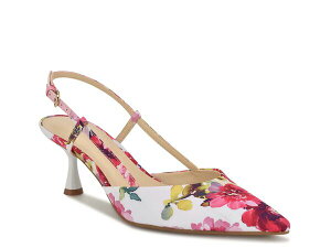 �i�C���E�F�X�g ���f�B�[�X �V���[�Y �p���v�X Nine West Rillas Pump White/Multicolor Floral Print �z���C�g