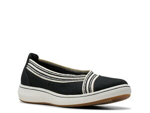 N[NX fB[X V[Y Xb|E[t@[ Black Clarks Cloudsteppers Breeze Sky Air Slip-On