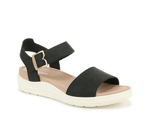 hN^[EV[ fB[X V[Y T_ Dr. Scholl's Time Off Sky Sandal Black ubN