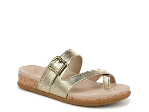 oCIjbN fB[X V[Y T_ Vionic Carmela Toe Loop Sandal Gold Metallic Leather S[h