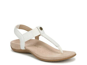 oCIjbN fB[X V[Y T_ Vionic Brea Sandal White Leather zCg