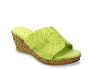 �_�C�r�b�h�e�C�g ���f�B�[�X �V���[�Y �T���_�� David Tate Vikki Wedge Sandal Light Green �O���[��