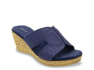 �_�C�r�b�h�e�C�g ���f�B�[�X �V���[�Y �T���_�� David Tate Vikki Wedge Sandal Navy �l�C�r�[