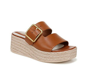 �t�����R�T���g ���f�B�[�X �V���[�Y �T���_�� Franco Sarto Taziana Espadrille Wedge Sandal Dark Brown �u���E��